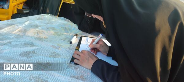 برپایی ایستگاه صلواتی آموزش و پرورش شهرستان سملقان 