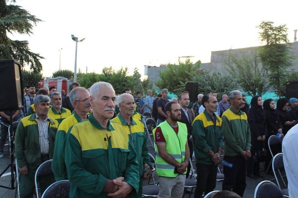 آیین افتتاح پارک شهدای اصناف در ناحیه 2 کرج
