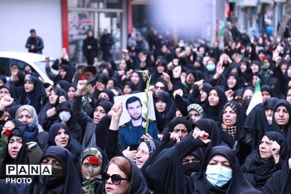 مراسم تشیع شهید سردار سرتیپ دوم سجاد خزلی،دلاور شهرقدسی 