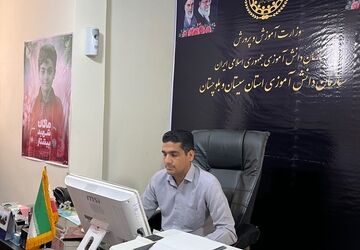  پویش نصب پوستر شهید پیشتاز ماکان نصیری در تمامی مناطق آموزش و پرورش استان سیستان و بلوچستان 