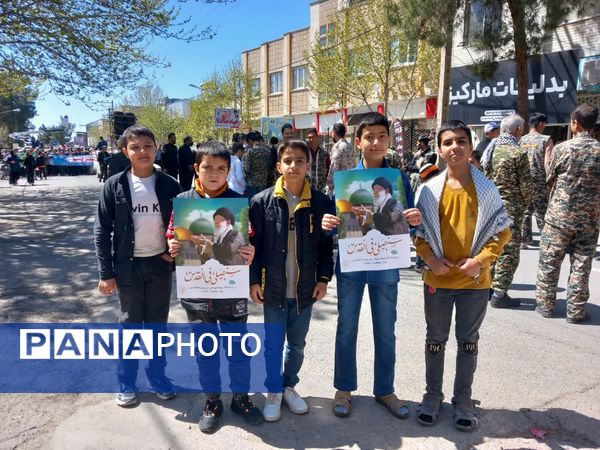 راهپیمایی باشکوه روز جهانی قدس در شهرستان خلیل‌آباد