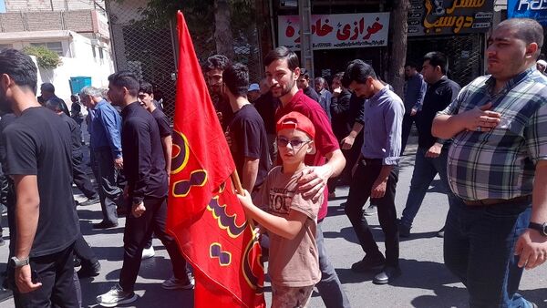 پیاده‌روی جاماندگان اربعین در شهرستان اسفراین