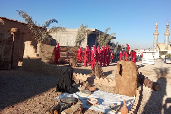 اجرای تعزیه شهادت حضرت زهرا (س) در روستای ظفرآباد شیراز
