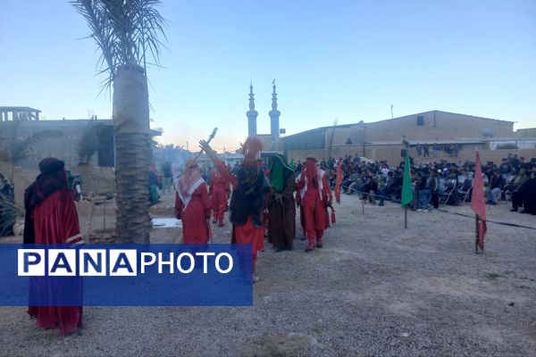 اجرای تعزیه شهادت حضرت زهرا (س) در روستای ظفرآباد شیراز