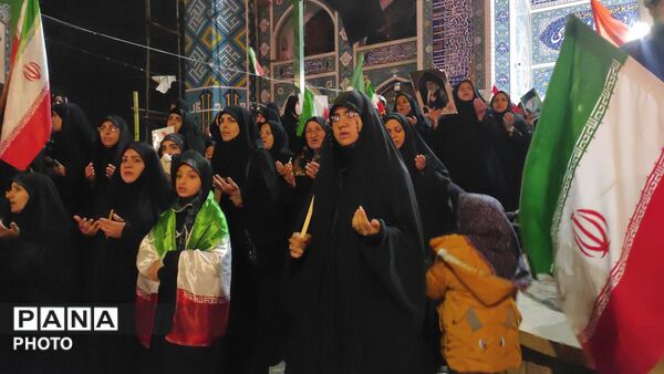 حضور گسترده و پرشور مردم انقلابی نیشابور در مراسم شهادت رهبر شهید