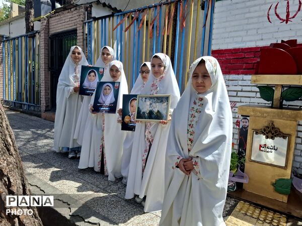 طنین اندازی سرود دختران میقات در مقتل شهید آرمان علی وردی