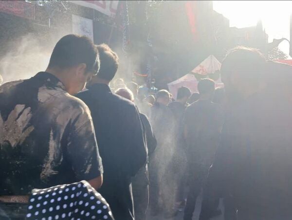 اجتماع عظیم عاشقان حسینی در مراسم خیمه سوزان