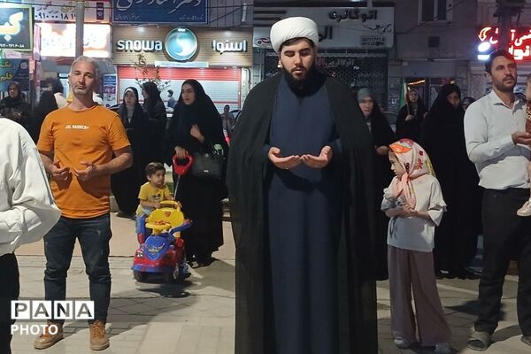 دویست و یکمین شب تجمع مردمی در میدان هفت تیر نسیم شهر