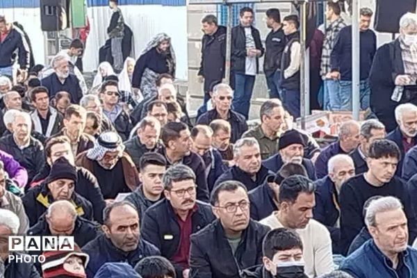 برپایی با شکوه نماز عید فطر مردم چهاردانگه