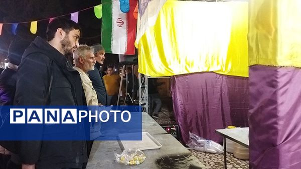 حضور نوجوانان و جوانان در فعالیت موکب امیر المومنین نیشابور 