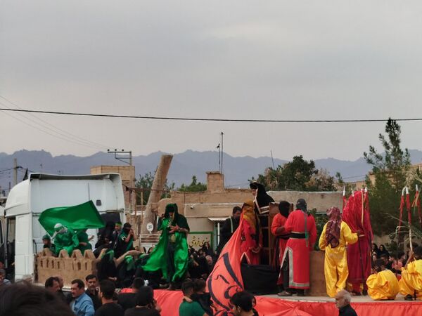 حرکت دسته بنی اسد در روستای فدافن