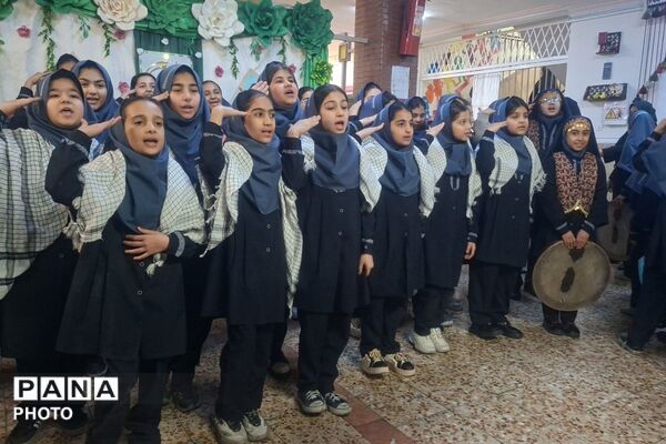  پویش پرچم در دبستان دکتر حافظی 