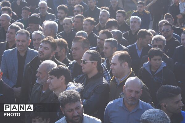 تشییع و تدفین پیکر شهید امیرحسن کاظمی