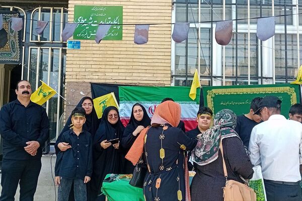 برپایی موکب جاماندگان اربعین حسینی در فیروزکوه