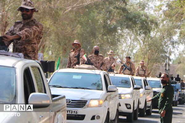 رزمایش 2 هزار و 500 نفری جانفدایان در فهرج 