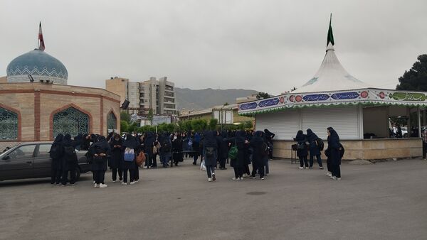 اردوی آمادگی دفاعی مدارس متوسطه دوم در کانون شهید سبحانی کرج 
