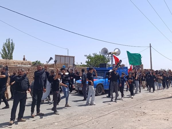 عزاداری سیدالشهدا در روستا نوری 