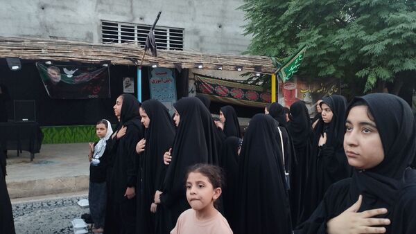برگزاری هیئت دختران حاج قاسم در شهرستان خلیل آباد 
