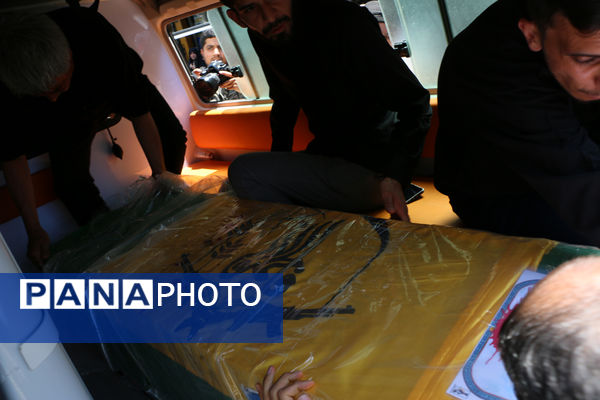 تشییع پیکر شهید مدافع حرم لشکر فاطمیون در قم