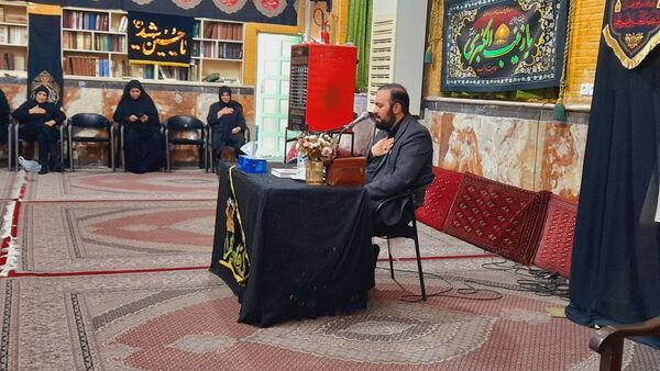 مراسم اربعین حسینی ویژه بانوان در مسجد جامع‌ رجایی‌شهرکرج