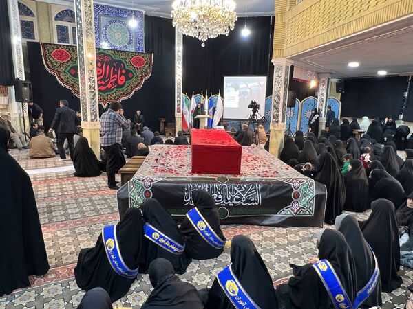 وداع با پیکر شهید گمنام 