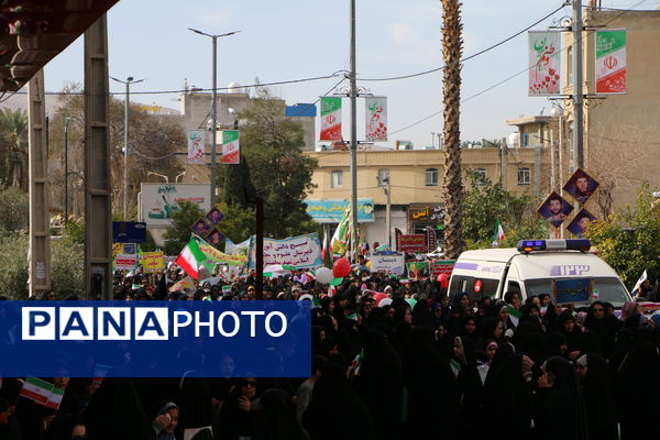 حضور پرشور مردم انقلابی جهرم در جشن 47 سالگی انقلاب اسلامی