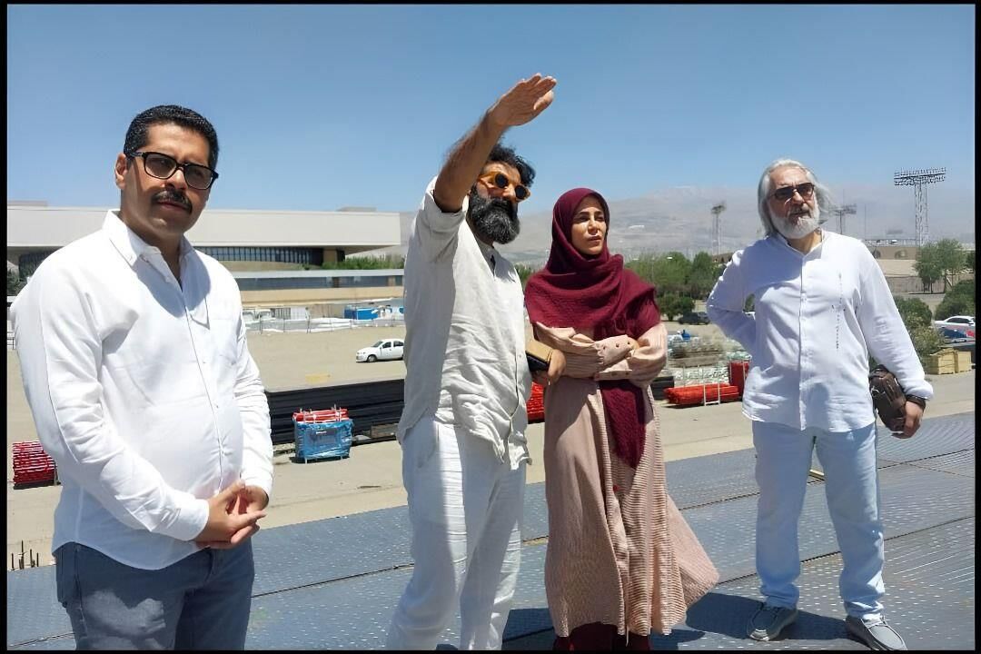 دیدارمعاون امورهنری وزارت فرهنگ از محل جدید برگزاری کنسرت های علیرضا قربانی