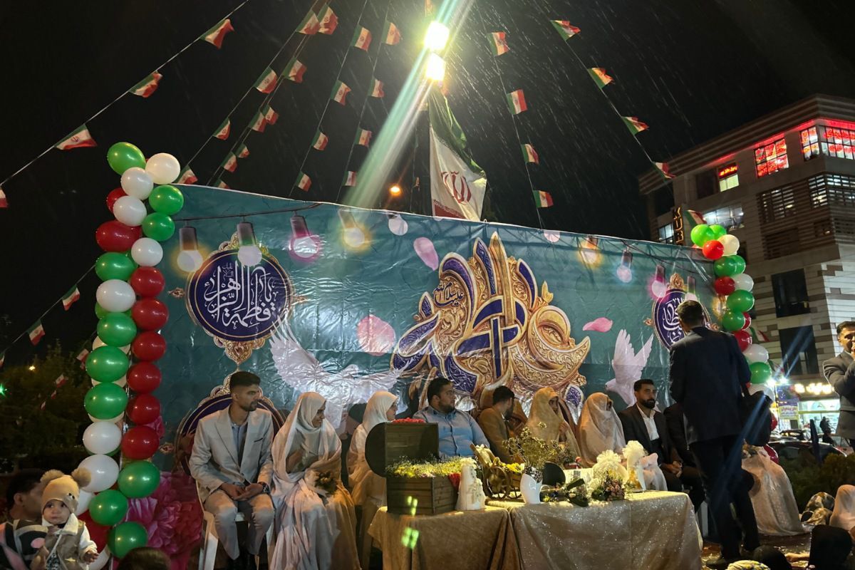 مراسم ازدواج زوج های شهرستان پردیس در سالروز ازدواج امام علی(ع) و حضرت زهرا (س)