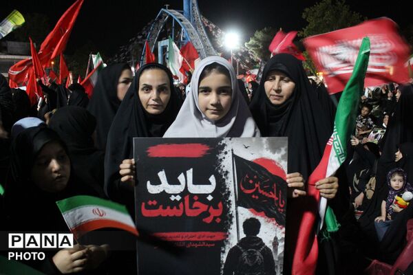  میدان بیعت دانش‌آموزان با سیدالشهدای انقلاب
