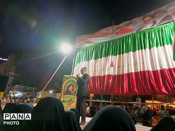 دومین اربعین حضور مردم غیور نیشابور همزمان با دومین سالگرد شهادت شهدای خدمت