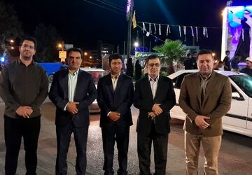 بیعتی خستگی‌ ناپذیر در میدان امام خمینی (ره) در نود وهشتمین قرار شبانه ،  شهرستان کوهدشت