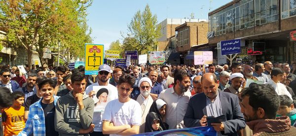 حضور مردم ولایتمدار شهرستان کاشمر در راهپیمایی روز جهانی قدس