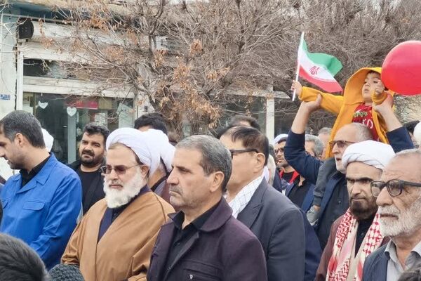 راهپیمایی حماسی مردم شهر جعفریه قم