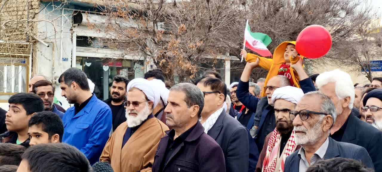 راهپیمایی حماسی مردم شهر جعفریه قم