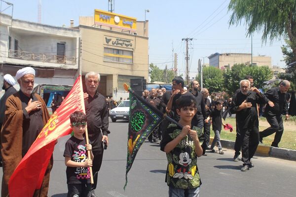 مراسم عزاداری روز عاشورا در شهرستان فردیس