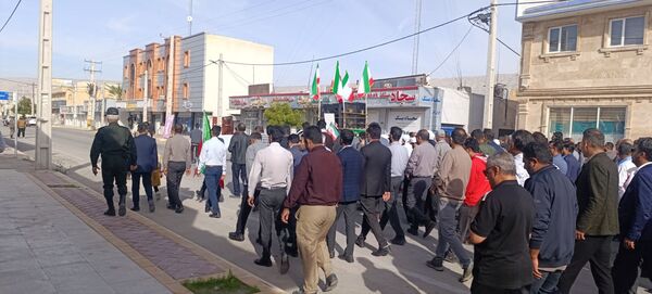 راهپیمایی دشمن‌شکن ۲۲ بهمن در بستک؛ نماد وحدت و همدلی مردم