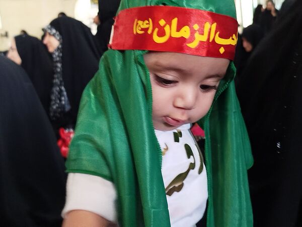 سربازان کوچک امام زمان در همایش شیرخوارگان حسینی شهرستان بن