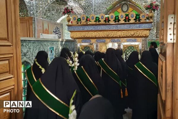 حضورخادم یاران رضوی درایام دهه کرامت درآستان مقدس امامزاده عمادالدین رباط‌کریم