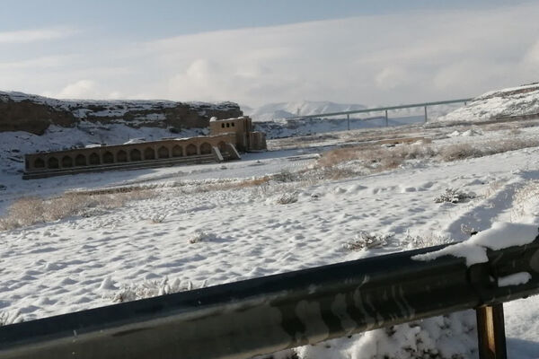 بارش اولین برف زمستانی در ایزدخواست