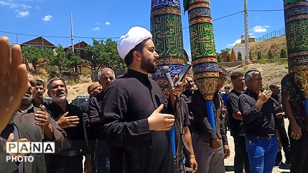 عزاداری چهار مین روز از ماه محرم در بوژ آباد میهمان قاب پانا