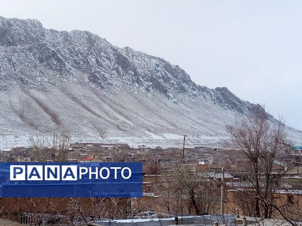 برف زمستانی در شهرستان بن 