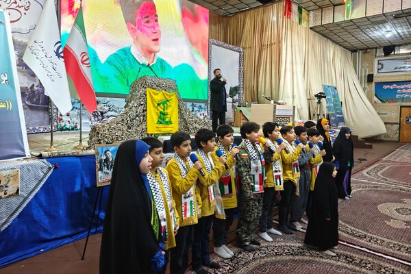اختتامیه دومین پویش دانش‌آموزی «مقاومت، آغاز نصرالله» در کرمانشاه 