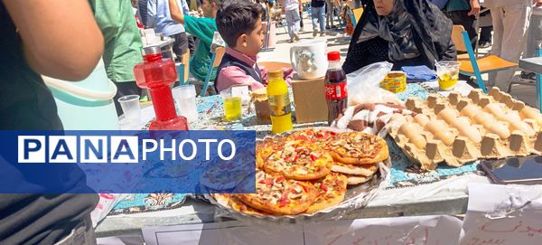 برپایی بازارچه در مدرسه ولیعصر آشخانه 