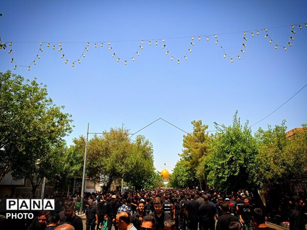 مراسم عزاداری تاسوعای  حسینی در حسینیه ابوالفضلی کاشمر 