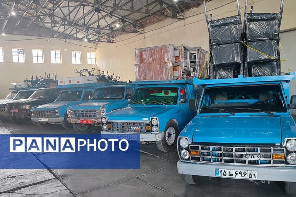 اعزام کاروان‌های تجهیزات آموزشی به مدارس کردستان