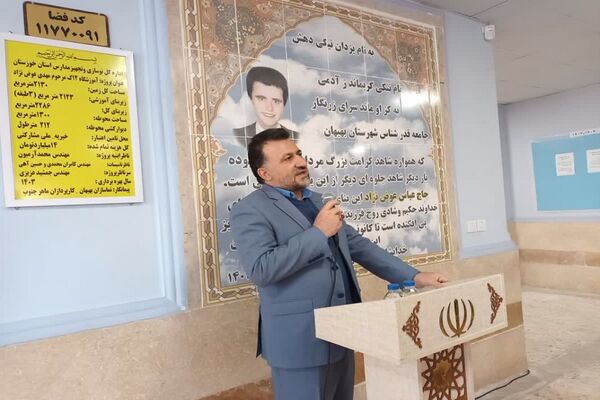 افتتاح مدرسه ۱۲ کلاسه زنده یاد مهدی عوض نژاد در بهبهان