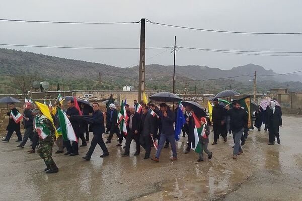 راهپمایی روز قدس در جاورده