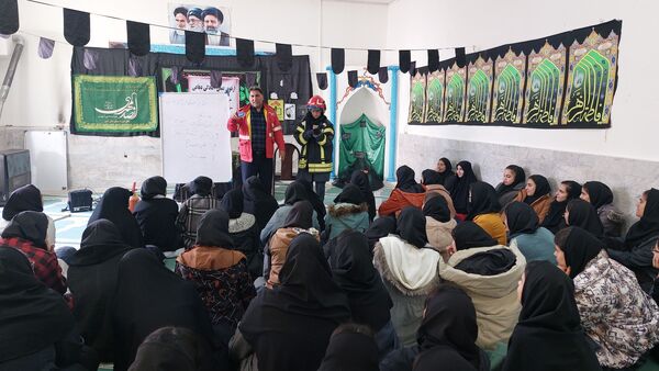 برگزاری اردوی علمی آمادگی دفاعی دبیرستان فاطمه الزهرا آشخانه 