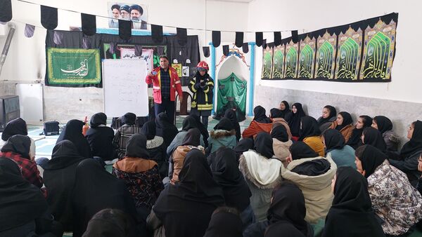 برگزاری اردوی علمی آمادگی دفاعی دبیرستان فاطمه الزهرا آشخانه 