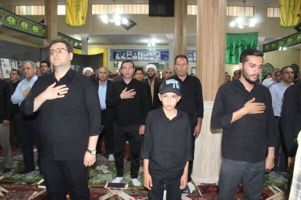 ادای احترام به حماسه‌سازان مقاومت؛ مراسم چهلم شهدای جنگ ۱۲ روزه در ملکان